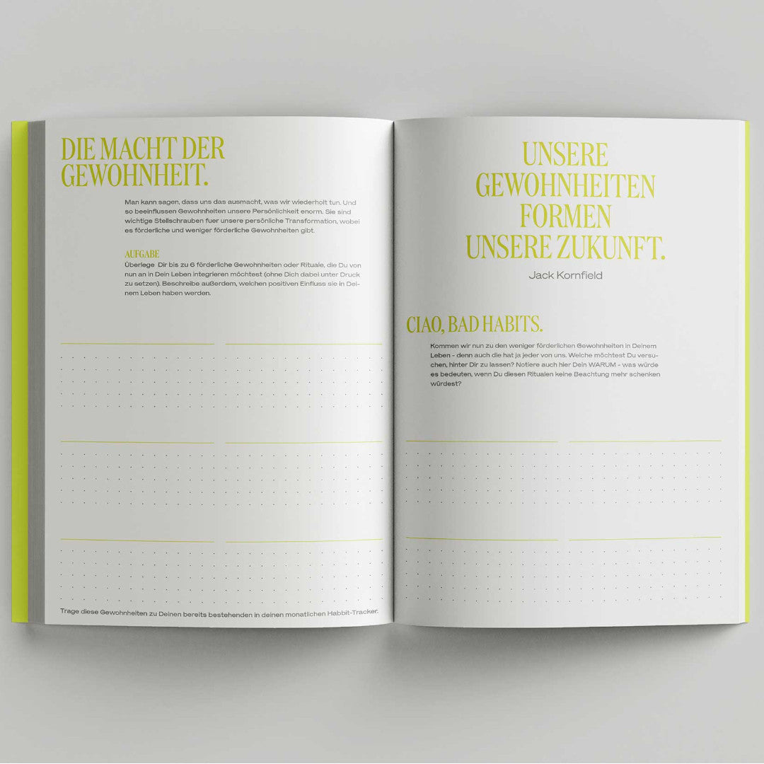 The TRUE NORTH Planer - Praktisches Journaling-Book für einen achtsamen Lebensweg