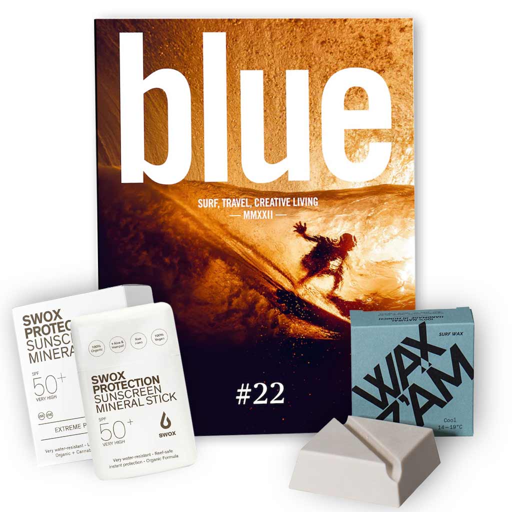 Blue Yearbook - Surfer Geschenk Set