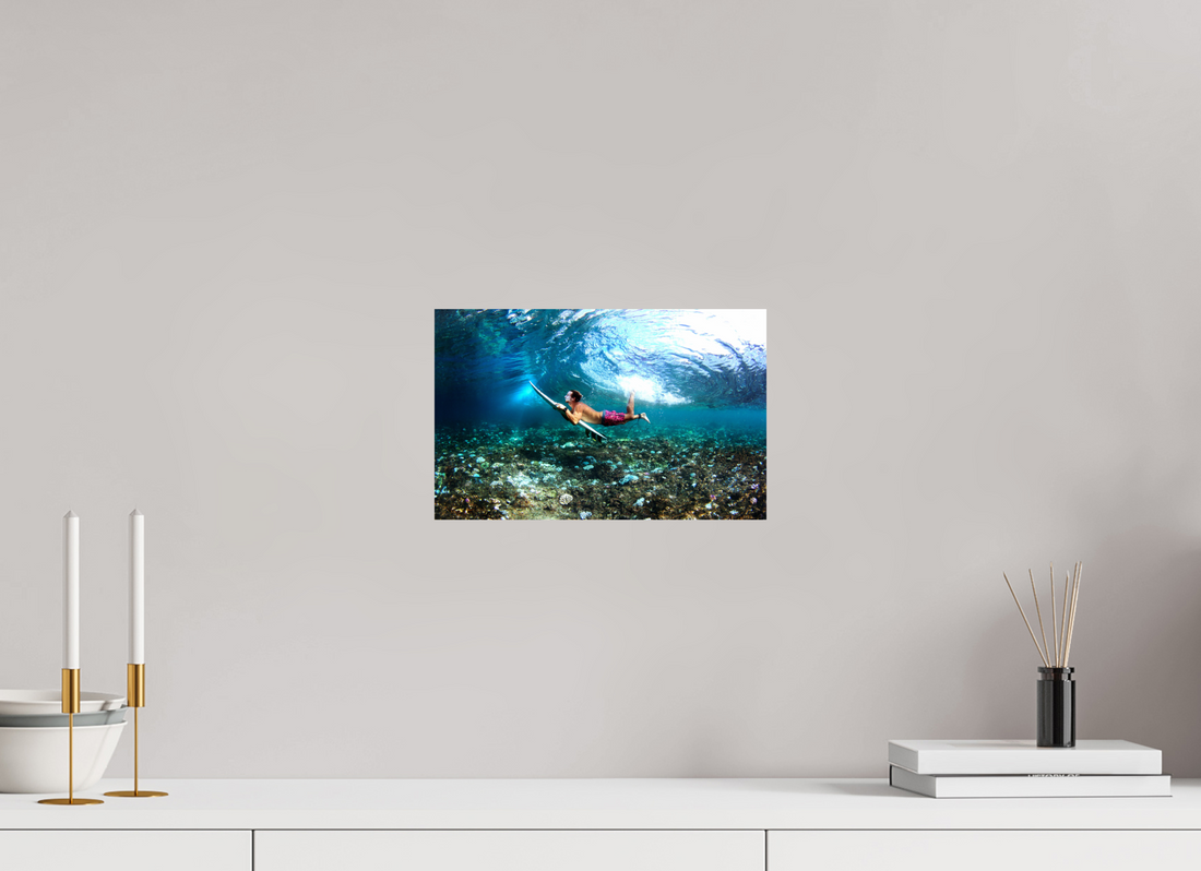 Mentawai Duckdive by Stefan Goetzelmann - Fine Art Fotoprint