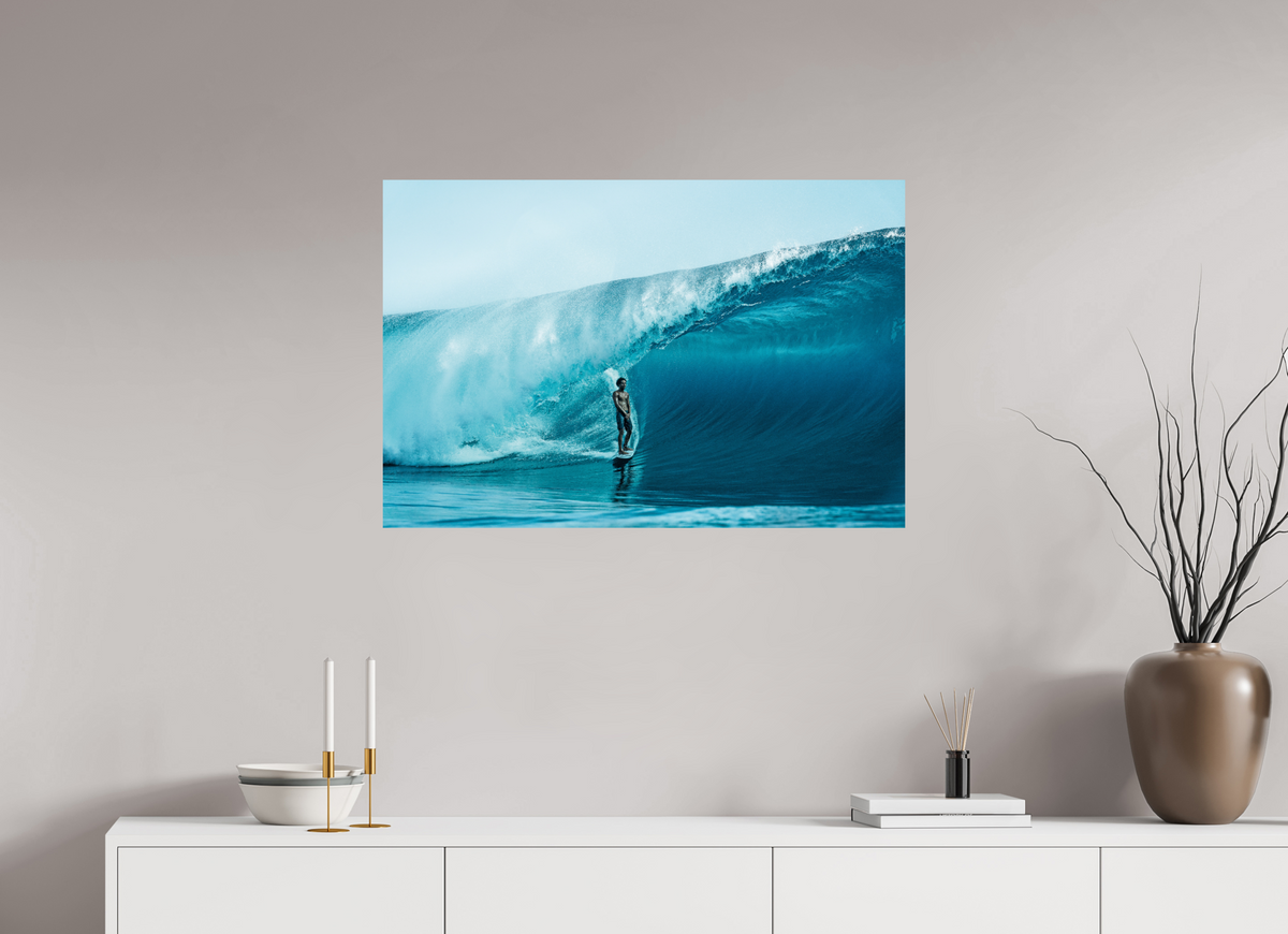 Matahi Drollet at Teahupoo - Fine Art Fotoprint by Tom Pearsall
