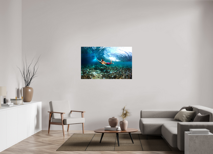 Mentawai Duckdive by Stefan Goetzelmann - Fine Art Fotoprint
