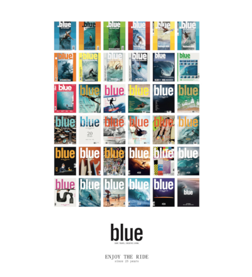 BLUE 25 Years Anniversary Poster - All Covers - Limited Edition
