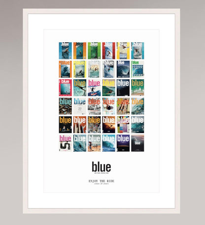 BLUE 25 Years Anniversary Poster - All Covers - Limited Edition
