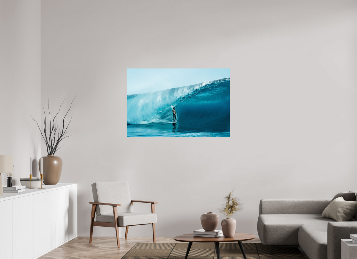Matahi Drollet at Teahupoo - Fine Art Fotoprint by Tom Pearsall
