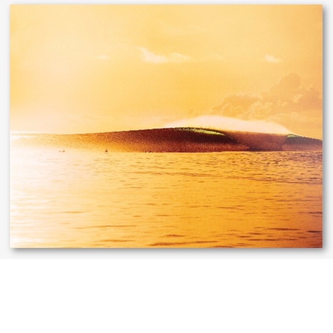 Golden Indo Fotoprint by Pete Frieden - Highend Alu-Dibond Surf Bild - 60 x 40 cm