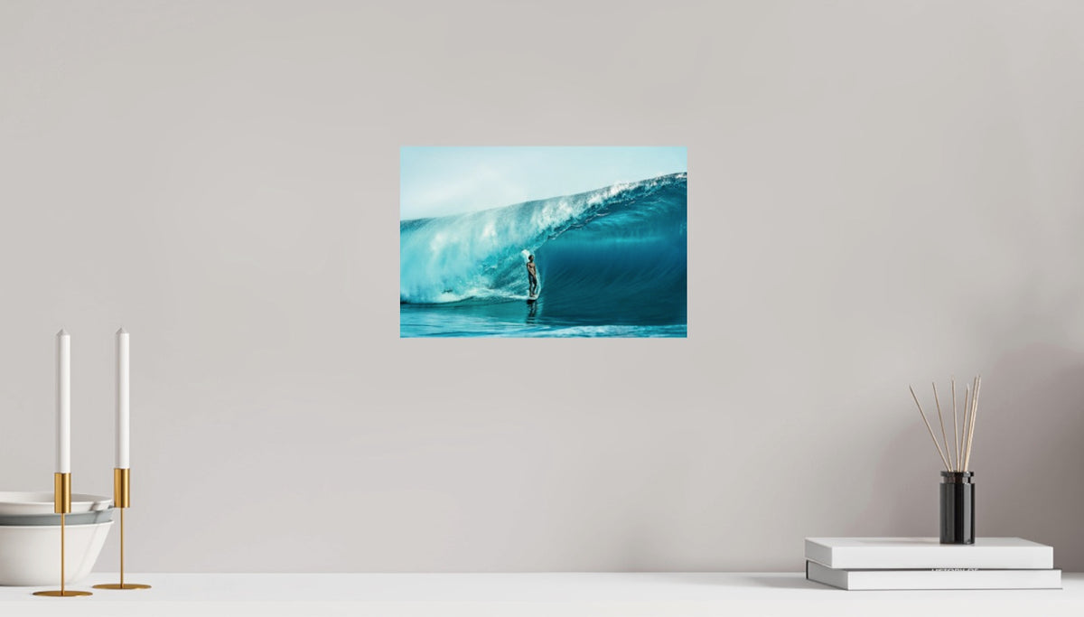 Matahi Drollet at Teahupoo - Fine Art Fotoprint -  Surf Bild von Tom Pearsall