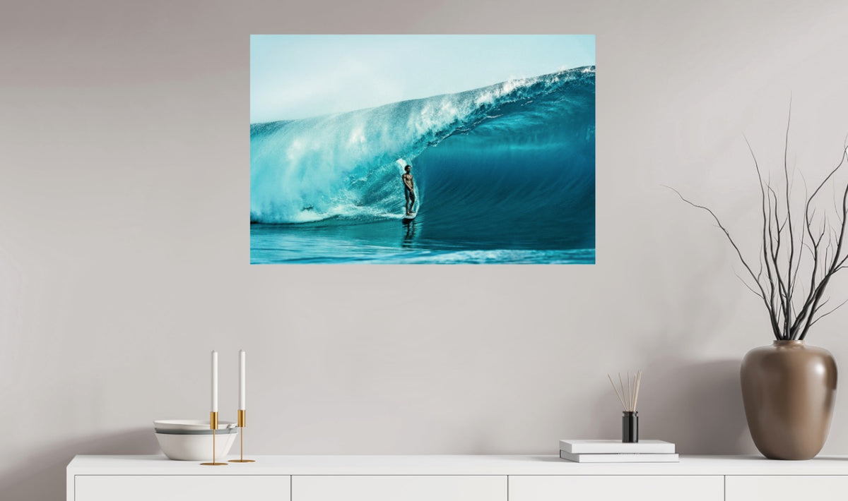 Matahi Drollet at Teahupoo - Fine Art Fotoprint -  Surf Bild von Tom Pearsall
