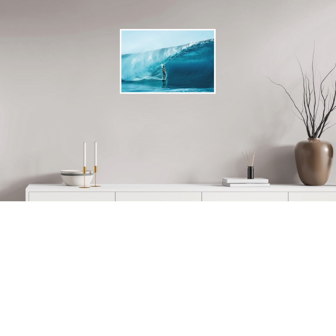 Matahi Drollet at Teahupoo - Fine Art Fotoprint -  Surf Bild von Tom Pearsall