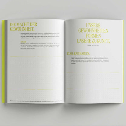 The TRUE NORTH Planer - Praktisches Journaling-Book für einen achtsamen Lebensweg
